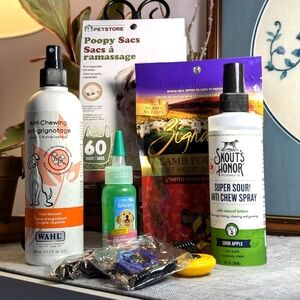 Lot- Puppy Dog Supplies Wahl Scouts Honor new, used once, Junk Drawer Clean-out